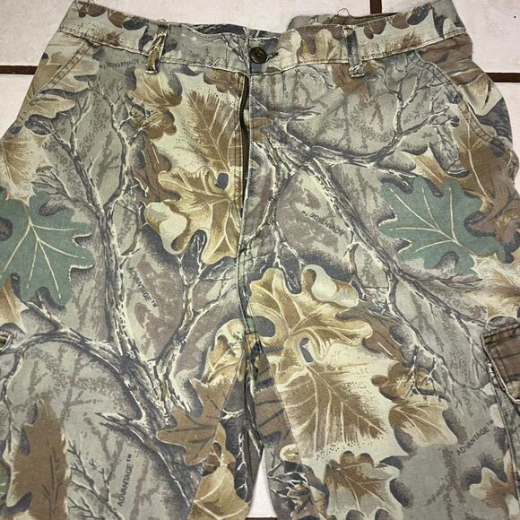 Realtree Men's Camouflage pants Vintage Made in USA 38x30 - Picture 3 of 8